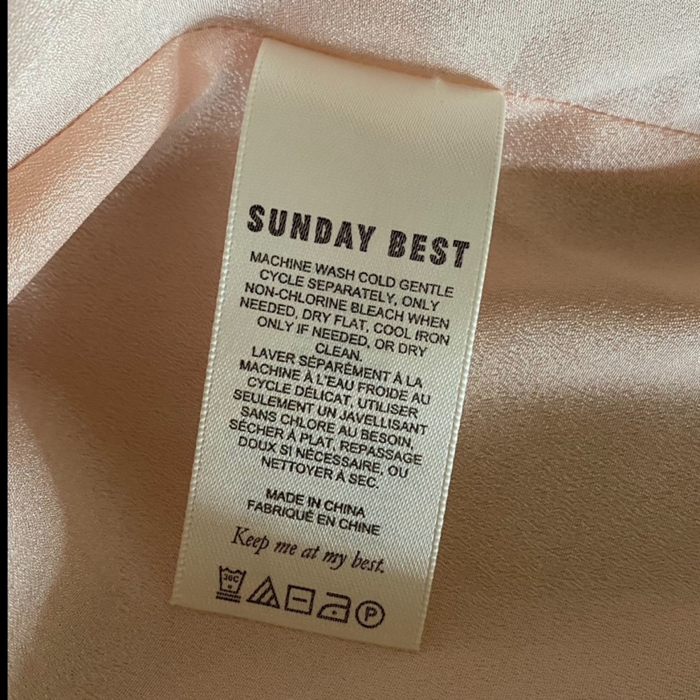 Aritzia sunday best delilah longsleeve dress pink - Picture 8 of 11